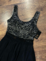 Черна рокля с бежово , снимка 5