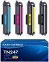 Нов Комплект Тонери TN-243CMYK за принтер Brother Ярки Цветове Дълъг Живот