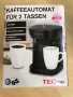Кафеварка за 2 чаши Tectro, 450W, снимка 6