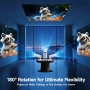 Magcubic HY300 Pro+ 4K Android 11 Преносим проектор 8000 лумена WiFi6, BT5.4 Външно кино 5W HiFi, снимка 12