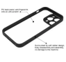 Калъф Go Boy Акрилен Силикон Прозрачен / Черна рамка / за iPhone 17 6.3 Баркод : 3132809, снимка 2