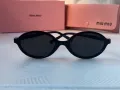 Miu 2024 дамски слънчеви очила елипса кръгли овални, снимка 3