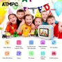 Детски фотоапарат за моментални снимки с принтер и вградени игри, снимка 2