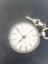 Швейцарски СРЕБЪРЕН джобен часовник 1900г. с ключе - 10 РУБИНА - ПРОМОЦИЯ, снимка 2