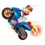 LEGO CITY STUNTZ Каскадьорски мотор ракета 60298, снимка 3