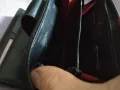 Портфейл Switzerland марков естествена кожа 150х95мм с много прегради за карти, снимка 17