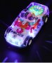 Музикална и светеща, прозрачна, полицейска кола играчка за деца