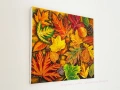 Оригинална картина – есенни листа – акрил – идея за подарък, снимка 2
