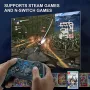 Нов Безжичен Про Контролер джойстик за PC, телефон iPhone, Android, Switch с LED и Турбо, снимка 5