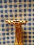 стара позлатена самобръсначка Gillette , снимка 7