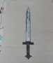 Сабя Меч нож PVC плоска за пиратско парти пират хелоуин , снимка 1