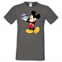 Мъжка тениска Mickey Mouse Volvo Подарък,Изненада,Рожден ден, снимка 4