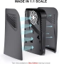 лицеви панели за PS5 Disc Edition innoAura с охлаждащи отвори ABS пластмаса, снимка 2