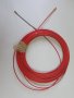 Рейка за полагане на кабел червена 4мм, снимка 1 - Други - 38245854