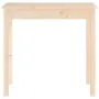 vidaXL Конзолна маса 80x40x75 см борово дърво масив, снимка 5