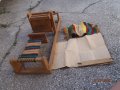 Ретро играчка - дървен детски тъкачен стан., снимка 3