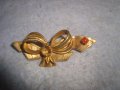 СТАРИННА БРОНЗОВА с ПОЗЛАТА СКЪПОЦЕННА АРТ ДЕКО МАЙСТОРСКА БРОШКА ПАНДЕЛКА РЕТРО БИЖУ 27942, снимка 9