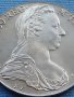 Сребърна монета Австрия талер 1780г. Мария Терезия от Хабсбург 40382 , снимка 11