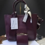 Елегантна бордо чанта 2 в 1 – стил и удобство за всяка жена, снимка 5