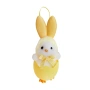 6509 Висяща великденска украса Зайче в яйце, 14 см, снимка 4