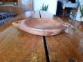 Стара дървена чиния за стена, снимка 2