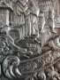 Гръцка сребърна икона Разпятие Христово, снимка 2