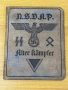 Партийна SS легитимационна книжка за Alter Kämpfer (ранен член)., снимка 1