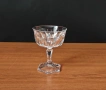 *Cristal d'Arques*Франция сервиз от 6 бр.тежки кристални чаши с диамантена шарка, снимка 5