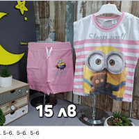 НОВИ Летни детски пижами за момиче и момче, снимка 18 - Детски пижами - 44745905