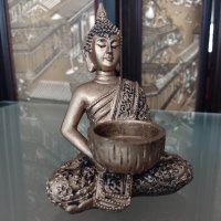 Статуетка Буда от Тайланд 20 см , снимка 3 - Статуетки - 38940242