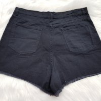 Нови къси дънкови панталони с висока талия размер Л-ХЛ, снимка 7 - Къси панталони и бермуди - 29251147
