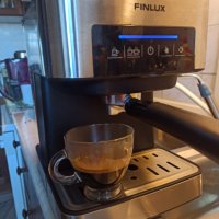 Кафемашина Финлукс с ръкохватка с крема диск, работи отлично и прави хубаво кафе с каймак , снимка 3 - Кафемашини - 40556811