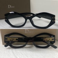 Dior 2023 дамски слънчеви 2 цвята черни прозрачни , снимка 2 - Слънчеви и диоптрични очила - 40474436