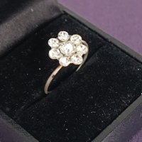  Красив сребърен пръстен V34, снимка 3 - Пръстени - 44389590