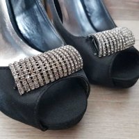 ПРОМО! Дамски обувки с ток Мегияс, снимка 3 - Дамски обувки на ток - 27390806