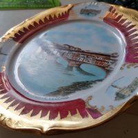 РЕТРО чиния позлата Венеция окачване, снимка 5 - Антикварни и старинни предмети - 29590554