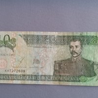 Банкнота - Доминикана - 10 песо | 2003г., снимка 1 - Нумизматика и бонистика - 42661728