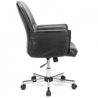 ПРОМОЦИЯ Кожен офис стол тип кресло THOMASINA , снимка 3 - Столове - 36662759