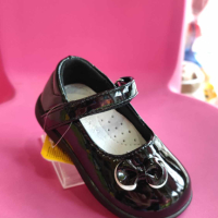 Официални черни  лачени обувки с панделка Clibee, снимка 1 - Детски обувки - 44526908