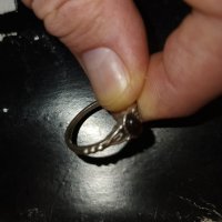 пръстен метален с камък , снимка 2 - Пръстени - 44355462