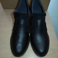 Дамски обувки естествена кожа м. 264 черни , снимка 4 - Дамски ежедневни обувки - 42431212