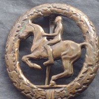 Стара рядка бронзова значка кокарда за КОЛЕКЦИОНЕРИ 39630, снимка 5 - Колекции - 42754563