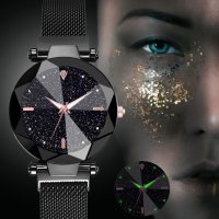 
Луксозен дамски часовник „звездно небе“ тип гривна.
, снимка 1 - Дамски - 44273248