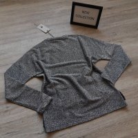 Нова колекция брокатеста блуза SOGO с къс косъм на намаление, снимка 5 - Блузи с дълъг ръкав и пуловери - 30518652