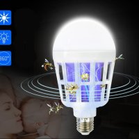LED крушка против комари с адаптор за стена, снимка 2 - Други - 42811086