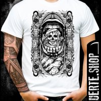 Тениска с щампа LA MORT, снимка 1 - Тениски - 42671433