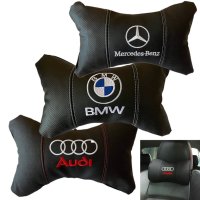 Комплект от два броя ергономични възглавници за седалка с ластик за автомобил /Вариант: AUDI, Merced, снимка 1 - Аксесоари и консумативи - 42236953