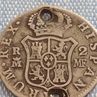 Сребърна монета 2 реала 1795г. Карлос IV Мадрид Испания 13640, снимка 8 - Нумизматика и бонистика - 42915094