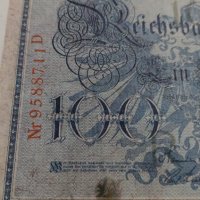 Райх банкнота - Германия - 100 марки / 1908 година- 17965, снимка 5 - Нумизматика и бонистика - 31024723