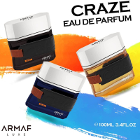 Арабски парфюм Craze Noir for men на  Armaf 100 мл Горчив бадем, жасмин, лавандула, салвия, ванилия, снимка 3 - Мъжки парфюми - 44779143